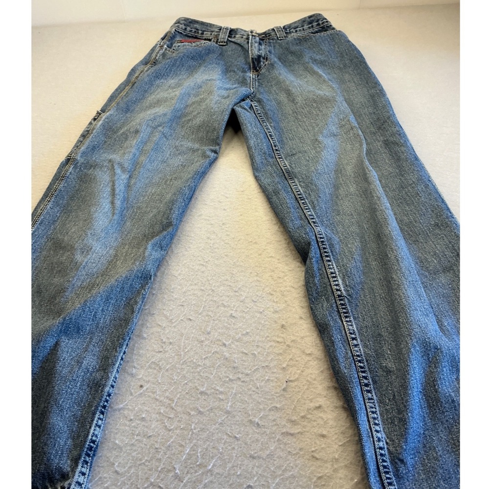 US Polo Assn Vintage Carpenter Jeans Hammer Loop Blue Denim Mens 32x31 Utility